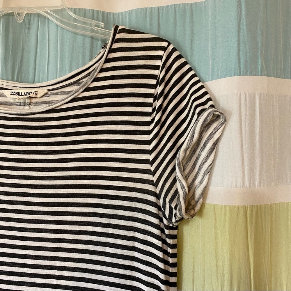 Billabong Bright Night Striped High-Low Dress Sz Medium - Picture 3 of 7